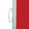 vidaXL Side Awning Red Polyester, Powder-Coated Steel 39.4 x 196.9 in
