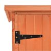 vidaXL Garden Storage Shed Orange Brown Wood, Plywood