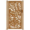 vidaXL Garden Gate 39.4x78.7" Weathering Steel Wave Design