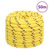 vidaXL Boat Rope Yellow 0.79 " 164.0 ' Polypropylene