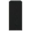 vidaXL Sideboard Black Oak Engineered Wood Sideboard Rectangular
