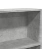 vidaXL Bookcase Concrete Grey Engineered Wood Tall Bookcase