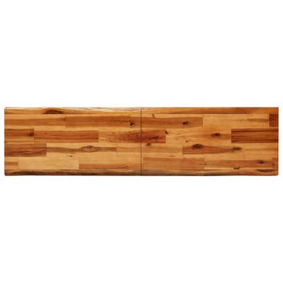vidaXL Bench with Live Edge 55.1" Solid Wood Acacia