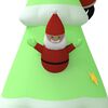 vidaXL Inflatable Christmas Tree Multicolor