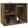 vidaXL Dressing Cabinet Smoked oak Engineered wood 31.5x15.7x25.6 in