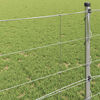 vidaXL Field Fence Silver 82.02 x 2.62 ft Galvanised steel