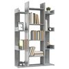 vidaXL Book Cabinet Grey Sonoma Engineered wood Medium Book Cabinet