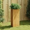 vidaXL Garden Planter Brown Corten Steel Medium Durable Garden Planter