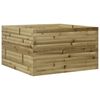 vidaXL Garden Planter Natural Wood Impregnated Solid Pine Wood Medium