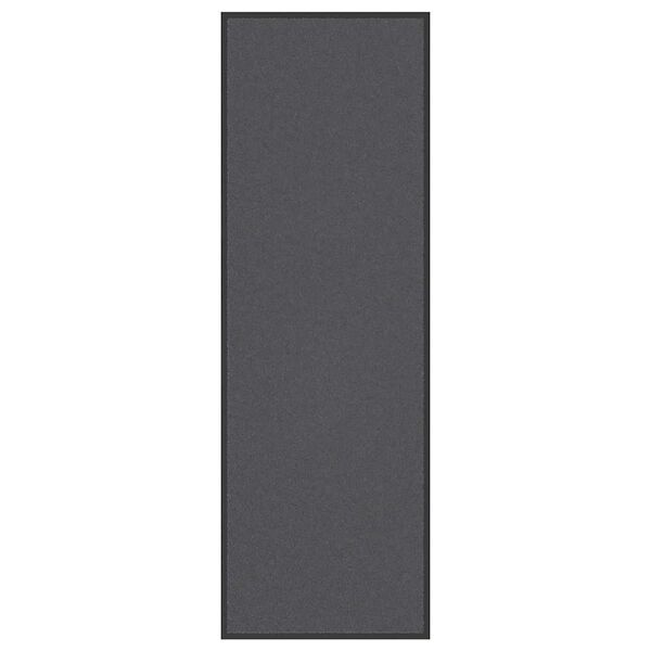 vidaXL Doormat Anthracite Polypropylene and PVC 23.6x70.9 in Non-slip