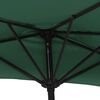 vidaXL Garden Parasol Green Polyester, Aluminum, Steel