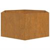 vidaXL Planter Rusty Corten Steel Large Decorative Inlays Planter
