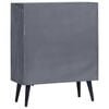 vidaXL Sideboard Dark Grey Solid mango wood with powder-coated steel