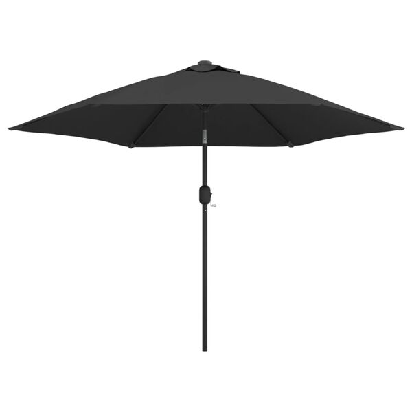 vidaXL Garden Parasol Anthracite Polyester, Steel 118.1 in Diameter