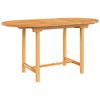 vidaXL Garden Table Natural Teak Solid Teak Wood