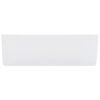 vidaXL Wash Basin 15.7x11.8x5.1" Ceramic White