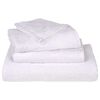 vidaXL Guest Towel Set of 50 White 100% cotton 11.8x19.7 in