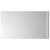 vidaXL LED Bathroom Mirror Transparent Glass 15.7 in x 27.6 in