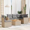 vidaXL Garden Sofa Set Mix Beige, Light Grey
