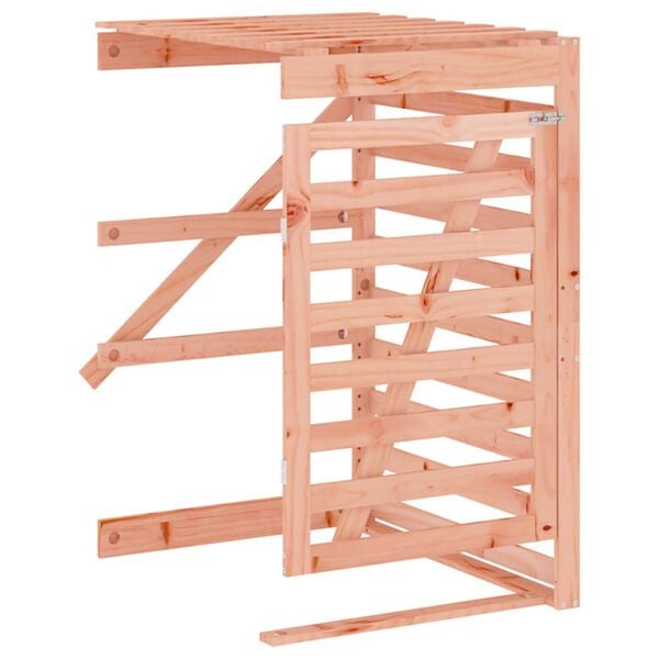 vidaXL Wheelie Bin Storage Extension Solid Wood Douglas