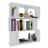 vidaXL Book Cabinet White Engineered wood Medium Book Cabinet