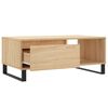 vidaXL Coffee Table Sonoma Oak Engineered wood, metal Coffee Table