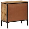 vidaXL Sideboard Natural mango wood Solid mango wood and iron