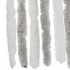 vidaXL Fly Curtain Light Grey and White 35.4x86.6" Chenille