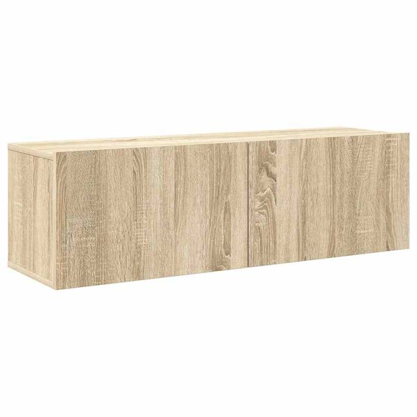 vidaXL TV Cabinet Sonoma oak Engineered wood Medium TV Cabinet