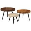 vidaXL Coffee Table Set of 3