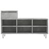 vidaXL Shoe Cabinet Concrete grey Engineered wood Medium Shoe Cabinet