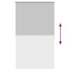 vidaXL Roller blind Blackout 31.5"x68.9" Gray