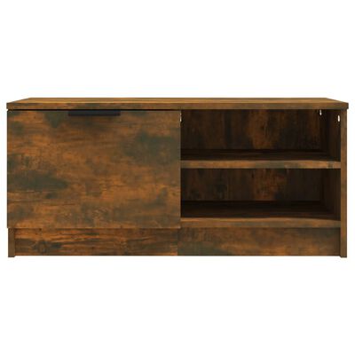 vidaXL TV Cabinets 2 pcs Smoked Oak 31.5"x13.8"x14.4" Engineered Wood