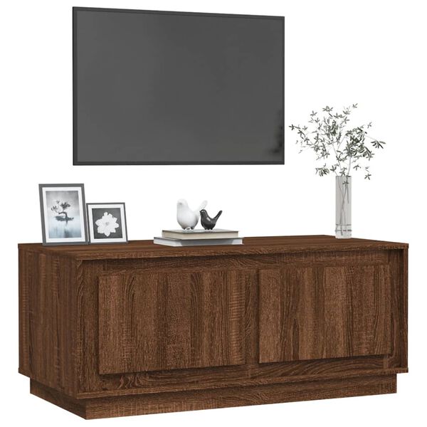 vidaXL Coffee Table Brown Oak Engineered Wood Medium Coffee Table