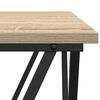 vidaXL Coffee Table 3 pcs Sonoma oak 19.7" x 19.7" x 15.7