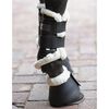 Covalliero Horse Leg Wrap Black Synthetic Leather M Durable