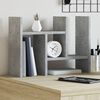 vidaXL Desk Organiser Concrete Grey 13.6x6.1x14.0" Engineered wood