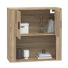 vidaXL Wall Cabinet Sonoma Oak Engineered wood Medium Wall Cabinet