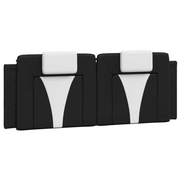 vidaXL Headboard Cushion Black and White