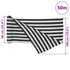 vidaXL Privacy Net Anthracite and White 5.9x164.0' HDPE 0.82 oz/ft&sup2;