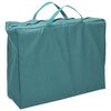 vidaXL Baby Playpen with Mattress Green Linen Fabric