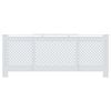 vidaXL MDF Radiator Cover White 80.7"