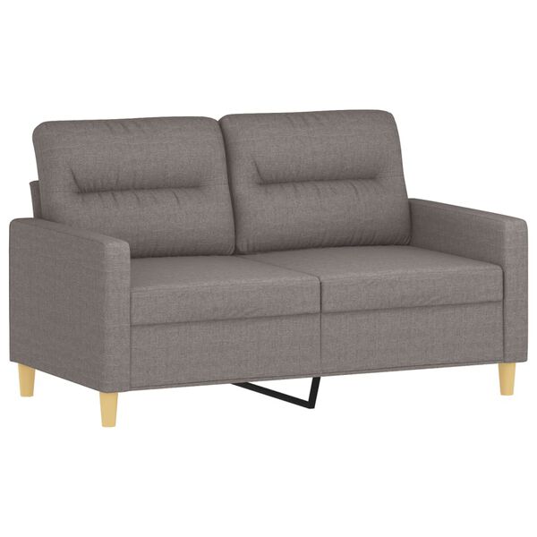 vidaXL Sofa Set Taupe Fabric (100% polyester), metal, textilene, plywood