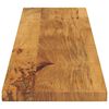 vidaXL Table Top Oak Finish Solid mango wood Standard