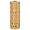 vidaXL Balcony Screens 10 pcs Light Brown 100.4x7.5" Poly Rattan