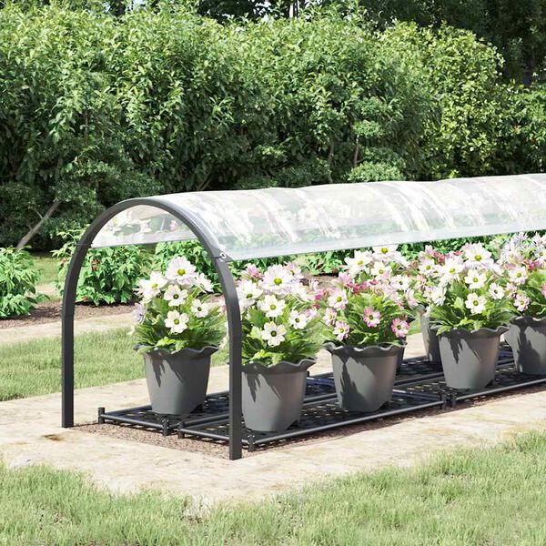 vidaXL Clear Tarpaulin with Eyelets 3.3x16.4' Polyethylene