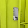 vidaXL Locker Cabinet Set of 2 Light Grey and Green Steel Medium