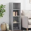 vidaXL Highboard Grey Sonoma Engineered Wood Medium Highboard