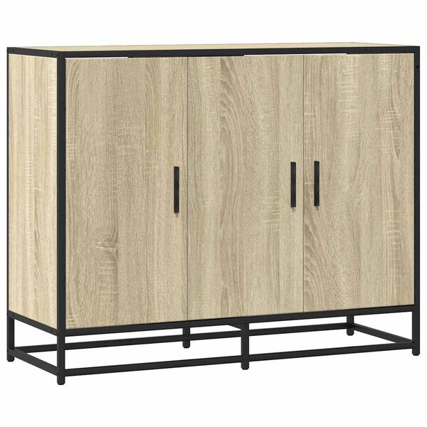vidaXL Sideboard Sonoma oak Engineered wood Medium Sideboard