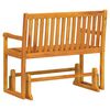 vidaXL Swing Bench Brown Solid acacia wood 43.3 in Swing Bench